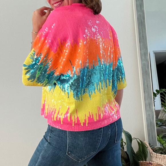 Multi sequin top - Picture 2 of 2